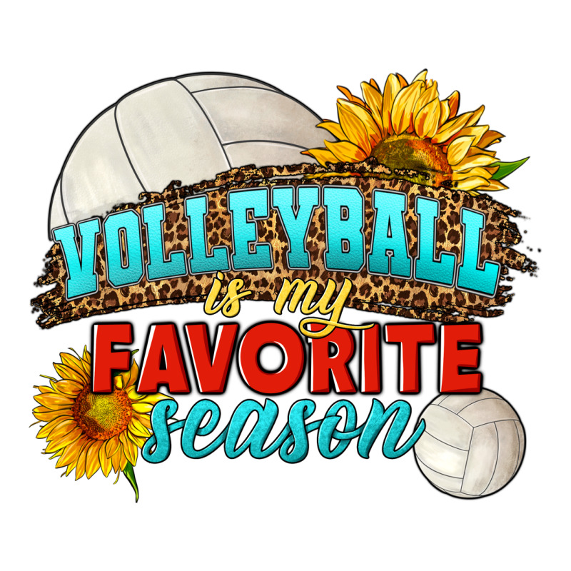 Volleyball Is My Favorite Season Ladies Tee by HRA Design Shop | Teevron