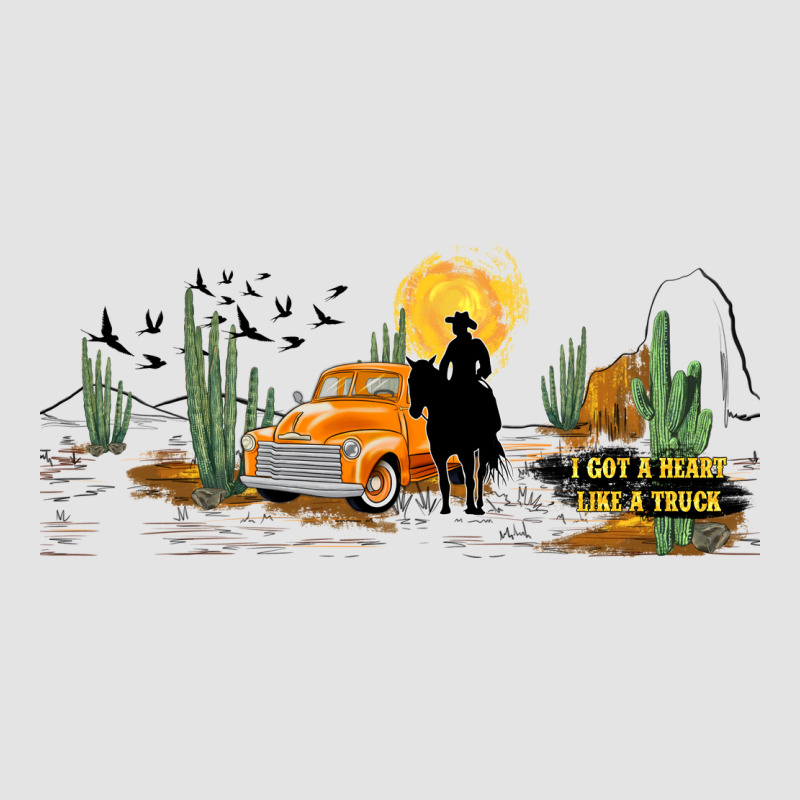 Western I Got A Heart Like A Truck Premium Sweatshirt by TumblerDesignByShophia | Teevron