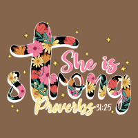 She Is Strong Proverbs 31 25 Premium Tee | Teevron