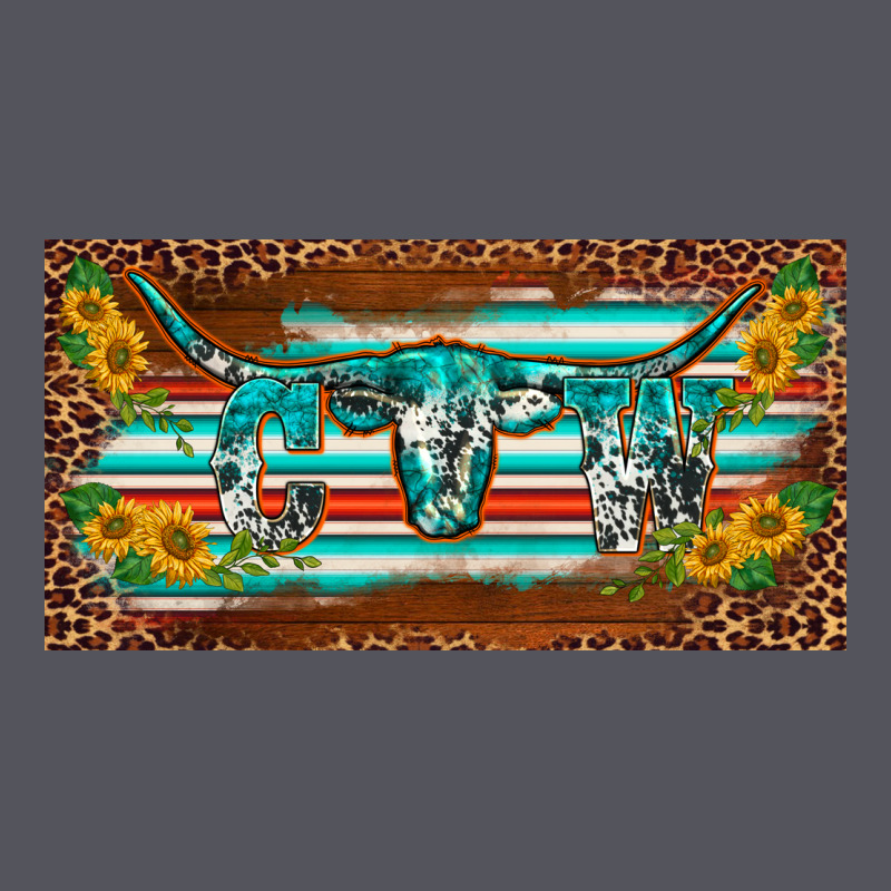 Western Howdy Cowgirl Leopard Serape   License Plate Template Vintage Hoodie by BarkalooDesign | Teevron