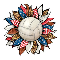 Volleyball Sunflower Ladies Tee | Teevron