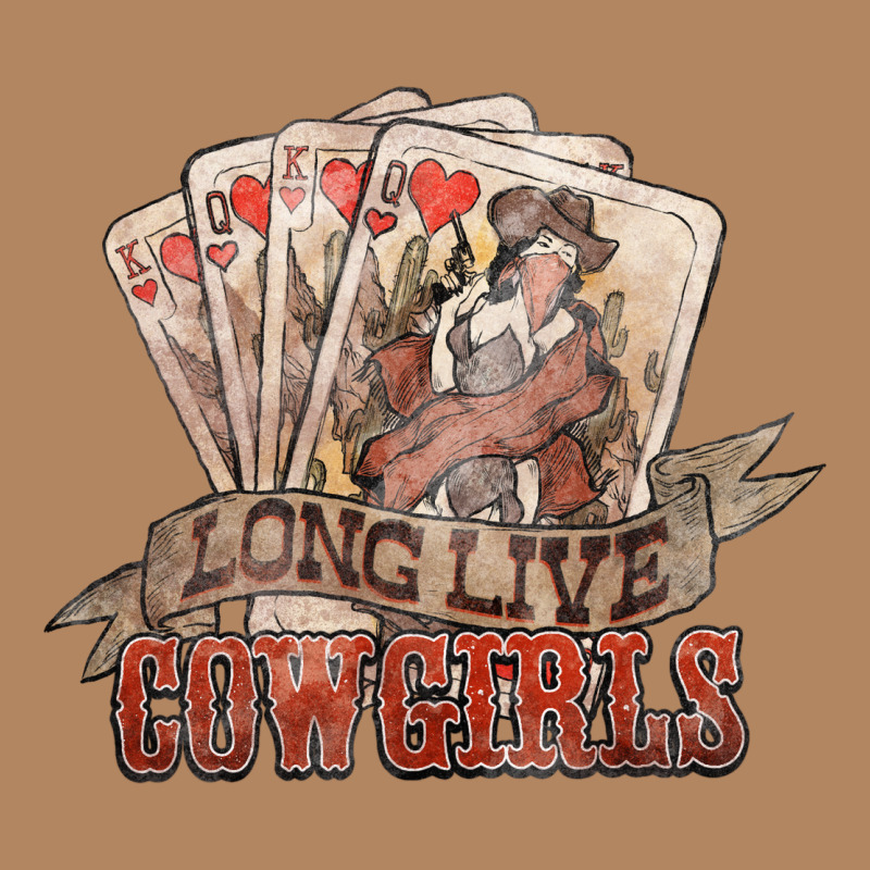 Long Live Cowgirls Cards Long Sleeve Tee by NancyCooperArtShop | Teevron