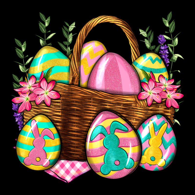 Easter Eggs With Basket Easter Day Ladies Tee by Neo Western | Teevron