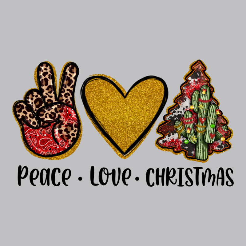 Peace Love Christmas Long Sleeve Tee by JahusDesignShop | Teevron
