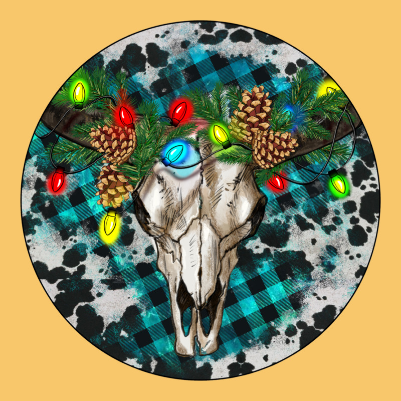Bull Skull Christmas Vintage Hoodie by RanaPortraitStore | Teevron