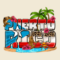 Puerto Rico And Flowers With Frog Premium Tee | Teevron