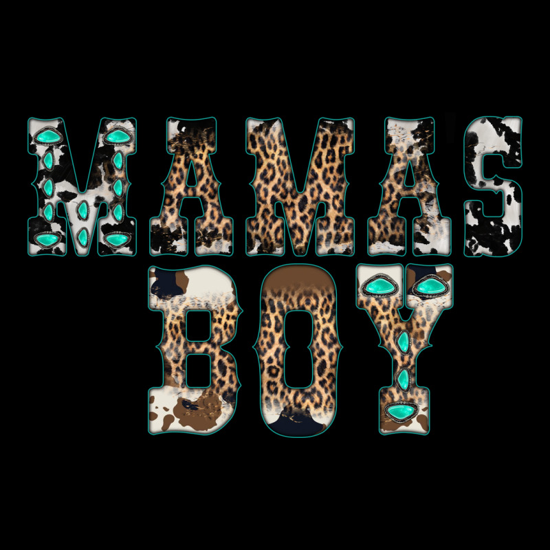 Western Mama's Boy Ladies Tee by CowhideDigitalArt | Teevron
