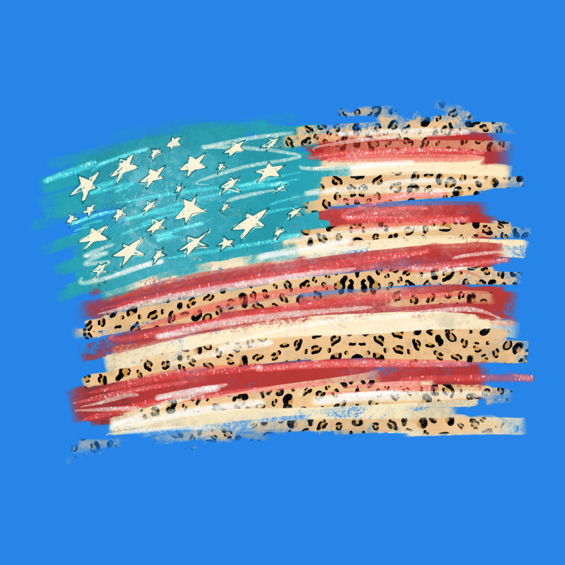 American Flag With Leopard Premium Hoodie by HowdyJamesFarm | Teevron