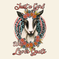 Just A Girl Who Loves Goats Vintage Tee | Teevron