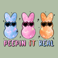 Peepin It Real Easter Glitter Urban Heavy Tee | Teevron