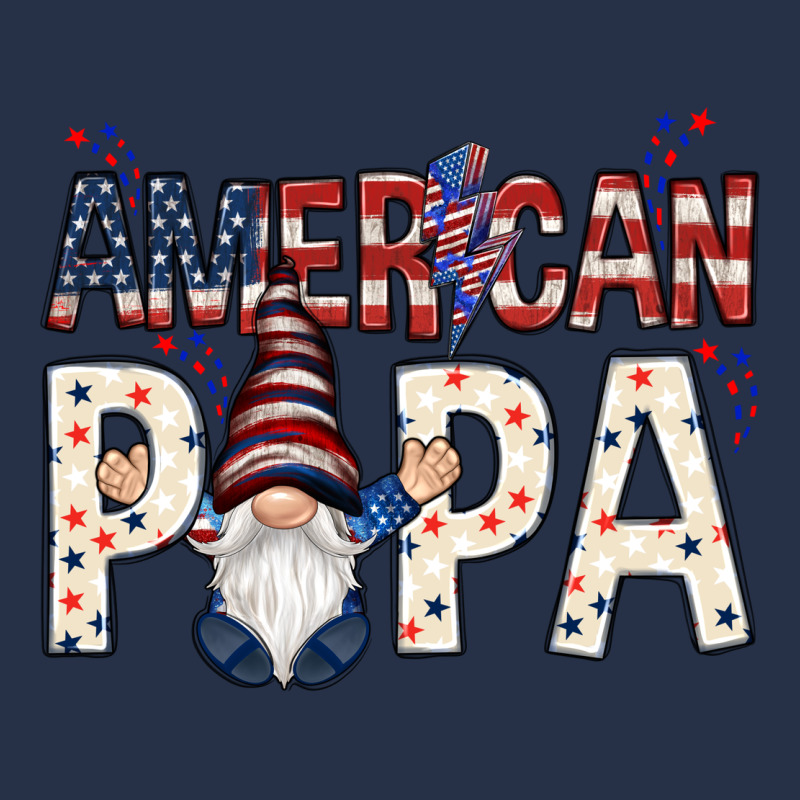 American Papa With Gnome 4th Of July Premium Hoodie by HowdyJamesFarm | Teevron