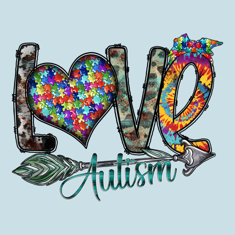 Love Autism Ladies Tee by SublimationCraftShop | Teevron