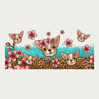 Floral Chihuahua Dogs Zipper Hoodie | Teevron