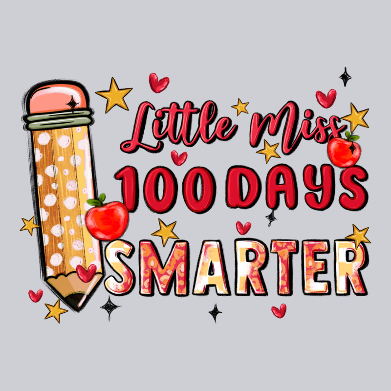 Little Miss 100 Days Smarter Heavyweight Sweatshirt by MaliasSmallBusiness | Teevron