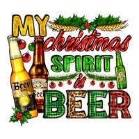 My Christmas Spirit Is Beer With Beer Bottles Premium Tee | Teevron