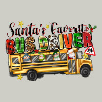 Santas Favorite Bus Driver Heavyweight Hoodie | Teevron