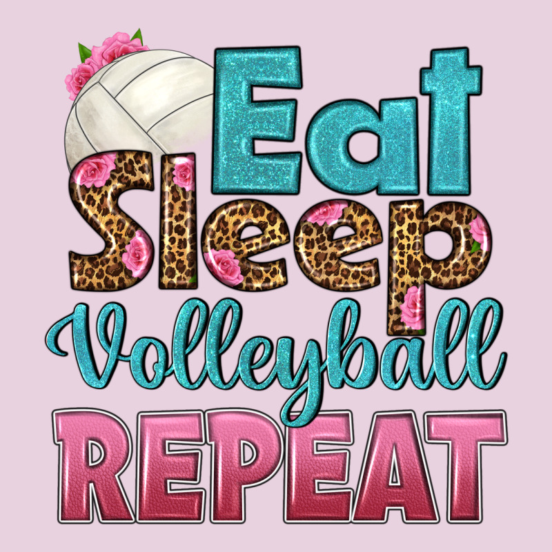 Eat Sleep Volleyball Repeat Ladies Tee by HRA Design Shop | Teevron