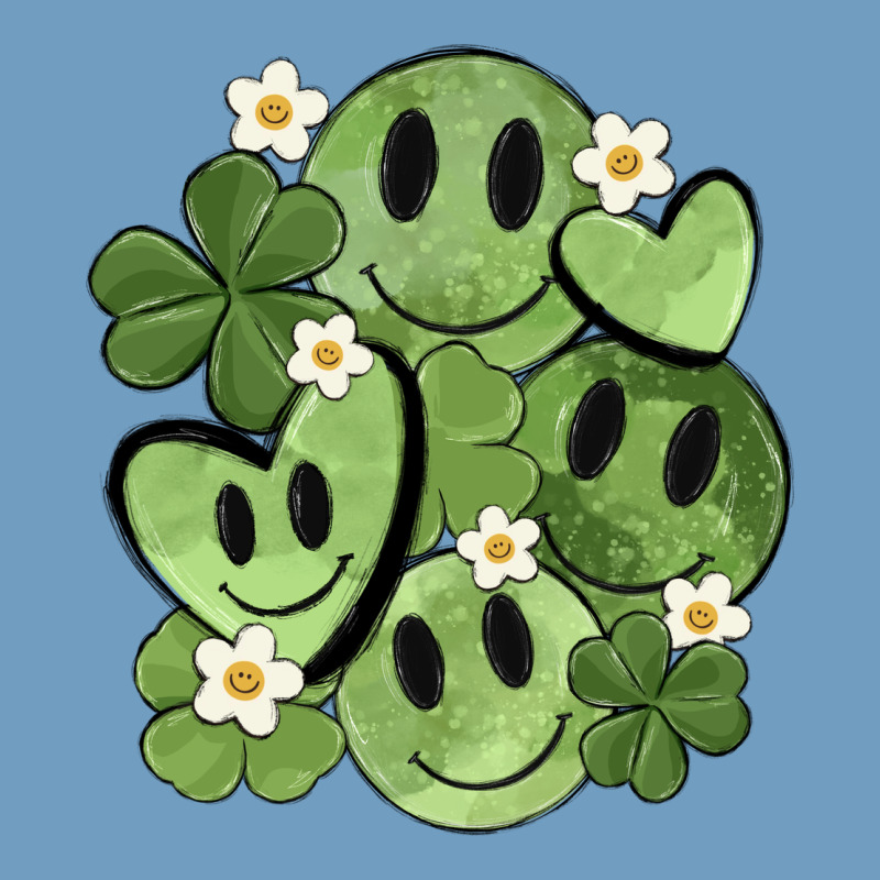 St. Patrick's Day Green Smile Urban Heavy Tee by MaliasSmallBusiness | Teevron