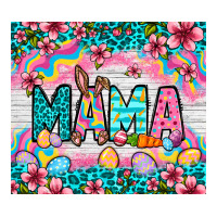 Easter Mama Leopard Tumbler Easter Day Ladies Tee | Teevron