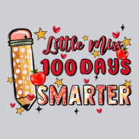 Little Miss 100 Days Smarter Heavyweight Sweatshirt | Teevron