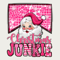 Pink Christmas Junkie Santa Claus Zipper Hoodie | Teevron
