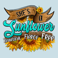 She's A Sunflower Beautiful Fierce Free Ladies Tee | Teevron