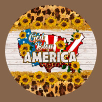 God Bless America Round Coaster Premium Tee | Teevron