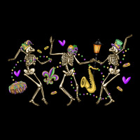 Dancing Skeletons Mardi Gras Heavyweight Sweatshirt | Teevron