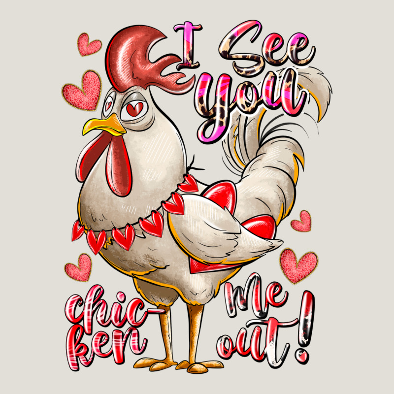I See You Chicken Me Out Heavy Core Tee by RacoonDesign | Teevron