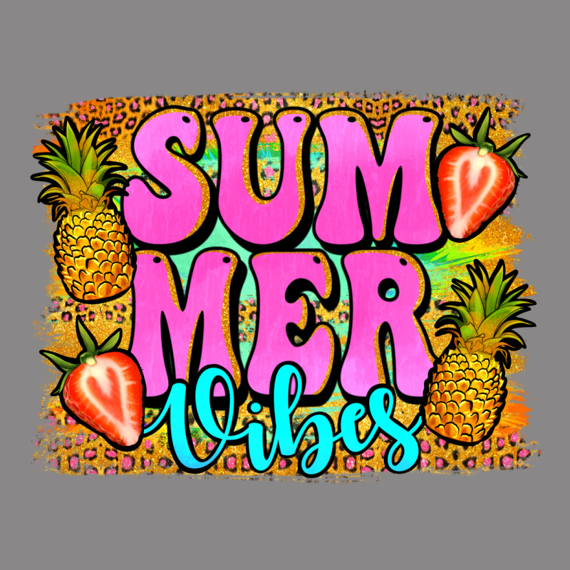 Summer Vibes Leopard Background Vintage Tee by Jasminsmagicworld | Teevron