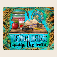 Teachers Change The World Mousepad Zipper Hoodie | Teevron