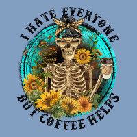 I Hate Everyone But Coffee Helps Urban Hoodie | Teevron