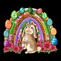 Easter Rainbow Bunny Easter Day Ladies Tee | Teevron