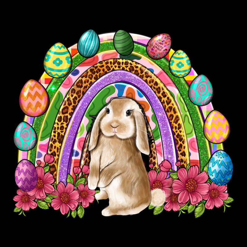 Easter Rainbow Bunny Easter Day Ladies Tee by Neo Western | Teevron