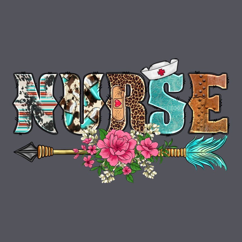 Western Nurse Arrow Floral Vintage Hoodie by BarkalooDesign | Teevron