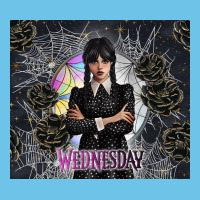 Gothic Girl With Black Rose Premium Sweatshirt | Teevron
