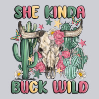 She Kinda Buck Wild Heavyweight Sweatshirt | Teevron