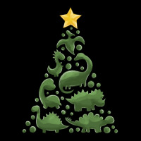 Dinosaur Christmas Tree Long Sleeve Tee | Teevron