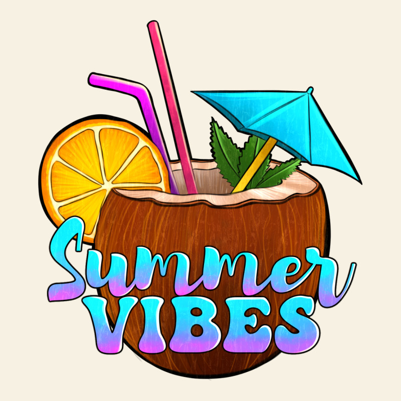 Summer Vibes Coconut Drink Vintage Tee by Jasminsmagicworld | Teevron