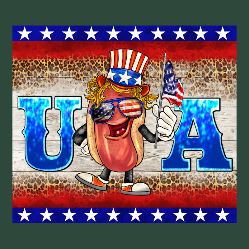 Usa Hot Dog Zipper Hoodie by BarkalooDesign | Teevron