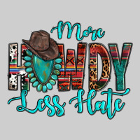 Western More Howdy Less Hate Cowboy Hat Gemstone Premium Sweatshirt | Teevron