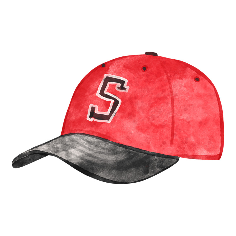 Red Softball Cap Fa Element Ladies Tee by FaDigitalArtStudio | Teevron