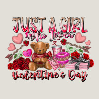 Just  Girl Who Loves Valentines Day Heavy Core Tee | Teevron
