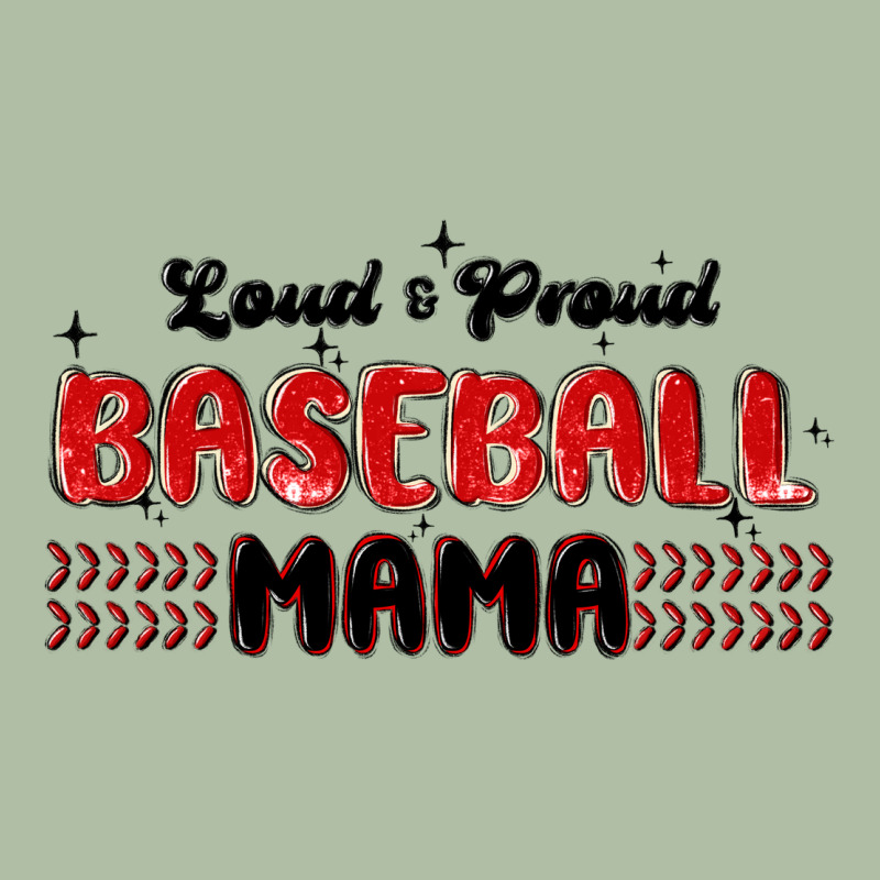 Loud And Proud Baseball Mama Urban Heavy Tee by MaliasSmallBusiness | Teevron