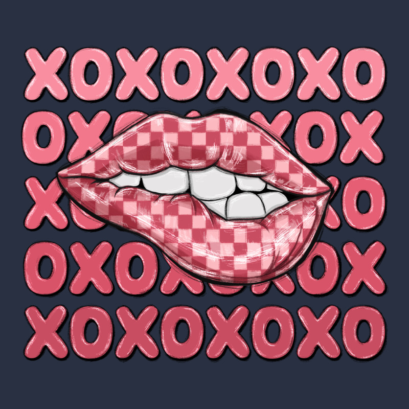Xoxo Checker Lips Heavyweight Sweatshirt by MaliasSmallBusiness | Teevron