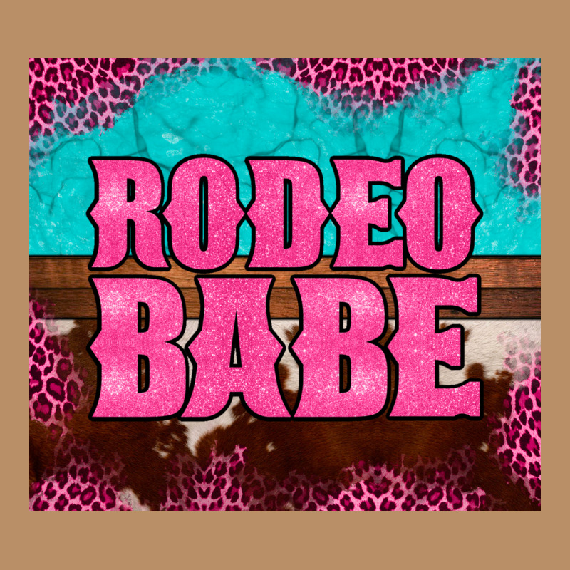 Rodeo Babe Cowhide Leopard Turquoise Vintage Hoodie by BarkalooDesign | Teevron