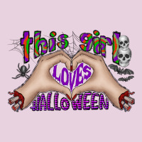 This Girl Loves Halloween Ladies Tee | Teevron