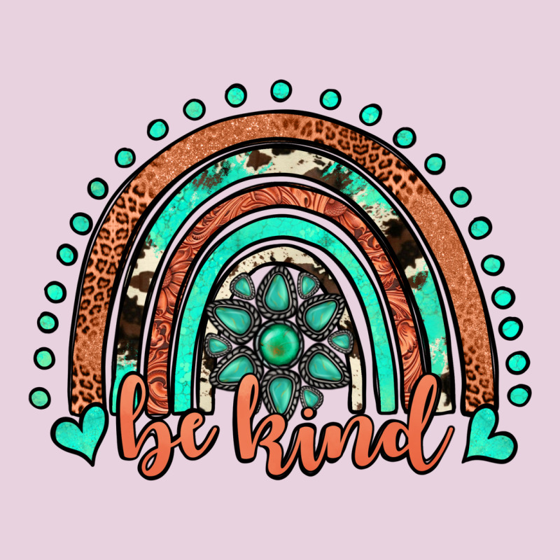Be Kind Western Turquoise Rainbow Ladies Tee by JahusDesignShop | Teevron