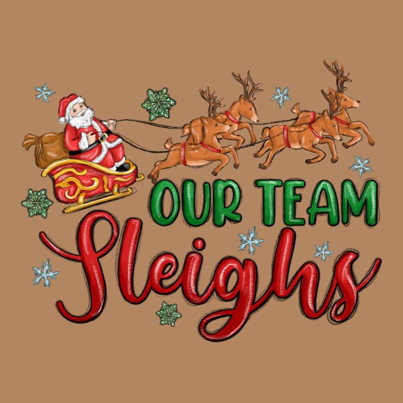 Our Team Sleigh Long Sleeve Tee by MaliasSmallBusiness | Teevron