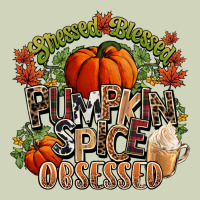 Stressed Blessed Pumpkin Spice Obsessed Fall Heavyweight Hoodie | Teevron